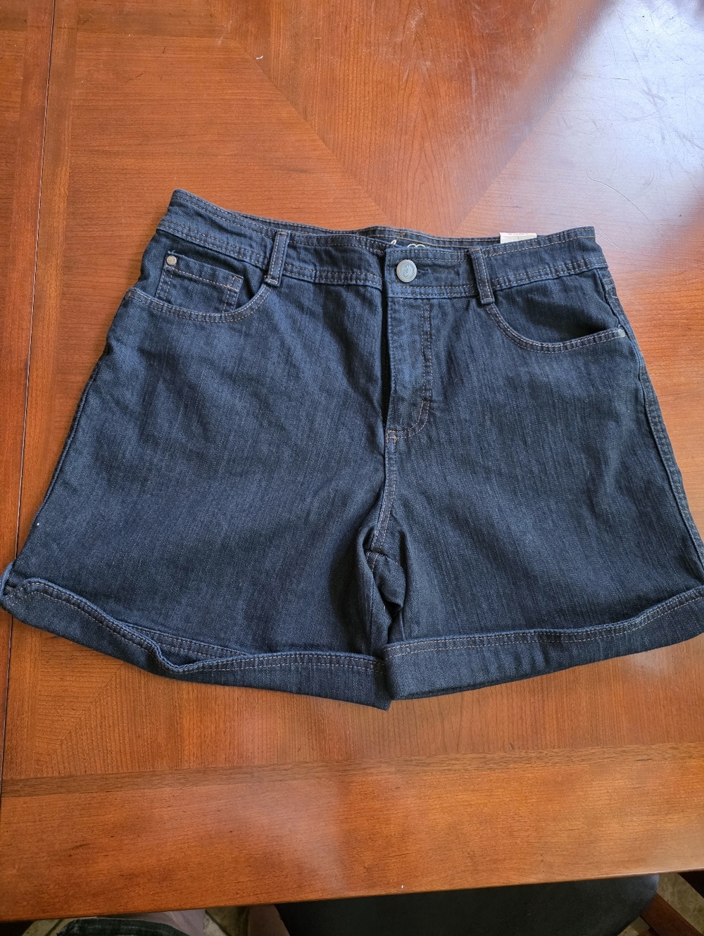 Code Bleu Women's Dark Indigo Denim Shorts